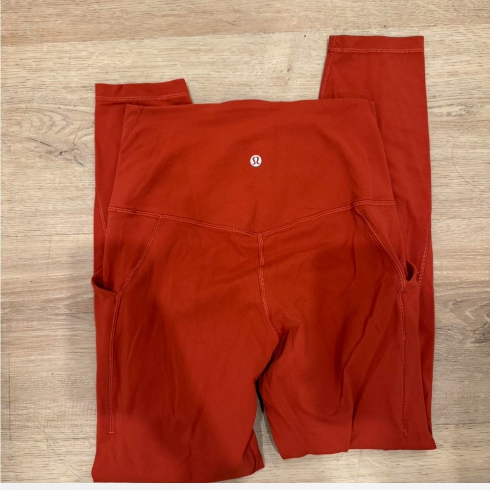 Lululemon Red Leggings